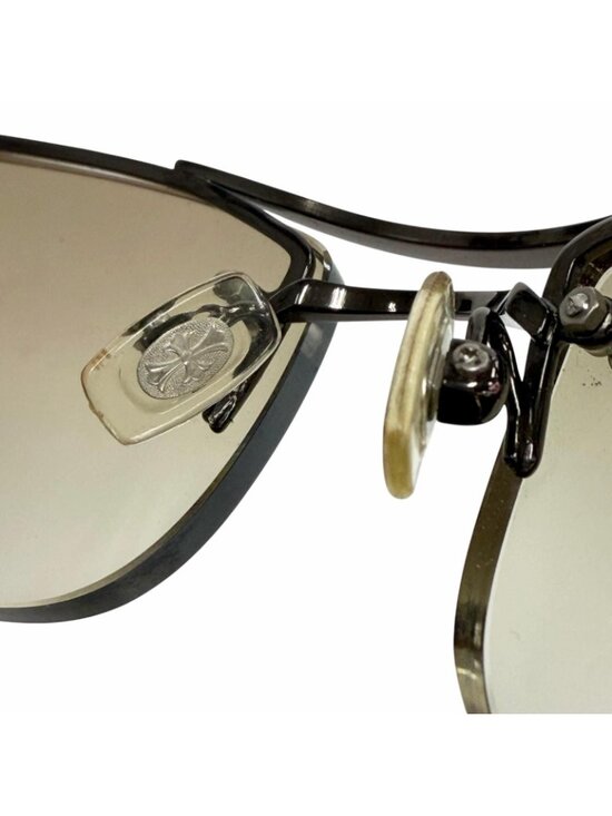Chrome Hearts Amped Leather 925 Two Bridge Gradient Lens Eyewear Sunglasses